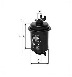 Топливный фильтр KL 110 Knecht/Mahle