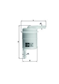 Топливный фильтр KL 133 Knecht/Mahle