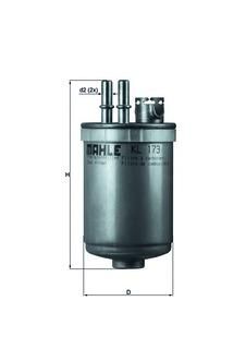 Топливный фильтр KL 173 Knecht/Mahle