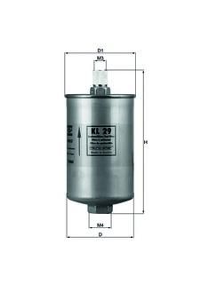 Топливный фильтр KL 29 Knecht/Mahle