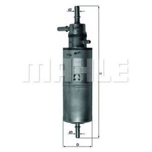 Топливный фильтр KL 438 Knecht/Mahle