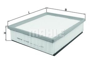 Воздушный фильтр LX 1605 Knecht/Mahle