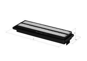 Воздушный фильтр LX 1947 Knecht/Mahle