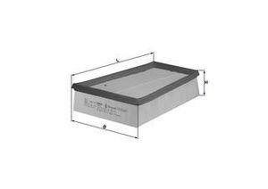 Воздушный фильтр LX 957/3 Knecht/Mahle