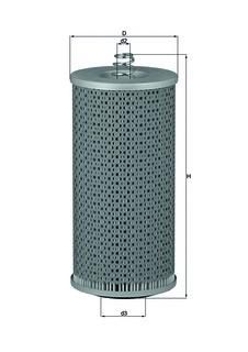 Масляный фильтр OX 69D Knecht/Mahle