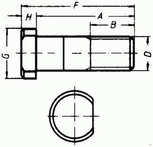 Колесный болт 18824 Lemforder