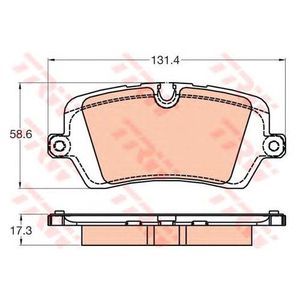 Колодки тормозные задние дисковые к-кт для Land Rover Range Rover Sport 2013> gdb2029 Trw/Lucas