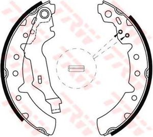 Колодки барабанные к-кт для Toyota Corolla E11 1997-2001 GS8603 Trw/Lucas
