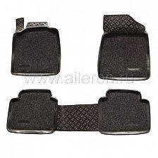 Коврики салона (полиуретан с ковролином) Nissan Teana (J32) (2008-2013) SOFT 61215 Элерон