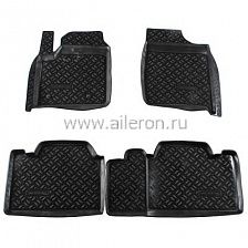 Ковры салонные модельные (высокий борт) Aileron на Toyota Avensis 2 поколение [2002-2006] (Verso); T 61923 Элерон