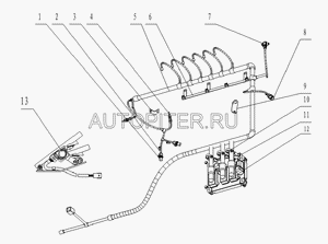 Датчик числа оборотов коленвала G2100-3823170, , g21003823170 Yuchai
