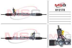 Рулевая рейка с ГУР восстановленная Hyundai Santa Fe 2006- HY217R Msg