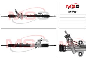 Рулевая рейка c ГУР новая Hyundai H1 2002- HY231 Msg
