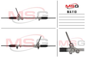 Рулевая рейка без ГУР новая Mazda CX-5 I 2011-2017 MA110 Msg