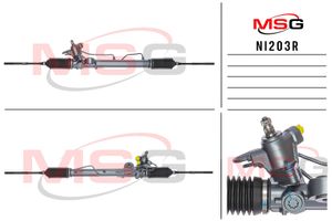 Рулевая рейка с ГУР восстановленная Nissan Almera Tino 2000-2006 ni203r Msg