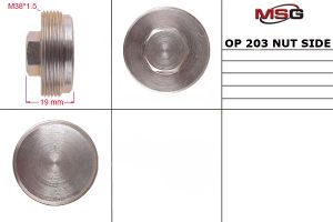 Гайка поджима боковая OPEL Astra G 1998-,OPEL Astra H 2004-,OPEL Zafira 1998-2005 op203nuts Msg