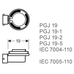 Лампа автомобильная галогенная SUPER WHITE Н8 12V 35W PGJ19-1 "Маяк" 4660007272402
