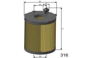 Масляный фильтр L104 Misfat