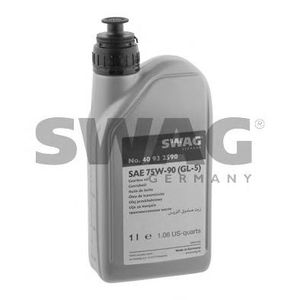 Масло трансмиссионное 1l полусинтетика 75W90 GL5 4 40 93 2590 Swag
