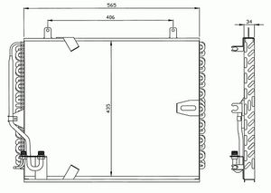 Конденсатор, кондиционер 35132 Nrf