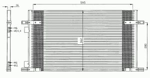 Конденсатор, кондиционер 35298 Nrf