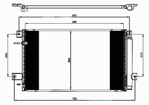 Конденсатор, кондиционер 35628 Nrf