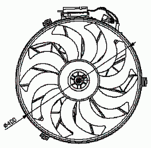 Вентилятор, охлаждение двигателя