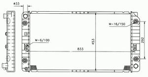 Радиатор, охлаждение двигателя 50212 Nrf