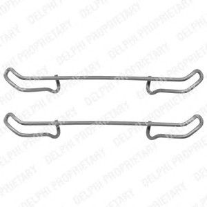 К-кт установочный передних колодок для Fiat Palio 1996-2009 LX0076 Delphi