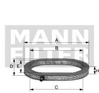 Воздушный фильтр C 54 121 Mann+Hummel