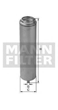 Топливный фильтр WK 519 Mann+Hummel