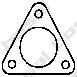 Прокладка глушителя для Fiat Punto I (176) 1993-1999 256-254 Bosal