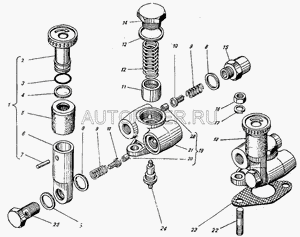 Поршень топливного насоса низкого давления 3321106311 ЯЗДА