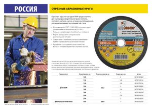 ЛУГА 150 x 2.0 x 22.2 мм, для УШМ, круг отрезной по металлу (3612-150-2.0) 361215020 Luga Abrasiv