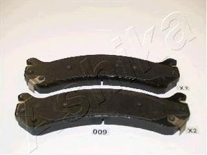 Комплект тормозных колодок, дисковый тормоз 50-00-009 Ashika