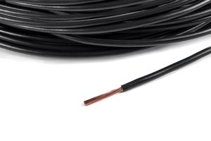 Провод ПВАМ 1,0 кв.мм цвет черный, длина 5м. ax3522 Cargen