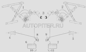 Ручка двери наружняя левая BAW-33463 Tonik 10416105100 Baw