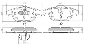 Тормозные колодки mb101 Barnett
