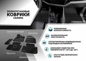 Коврики салона, RIVAL, для Skoda Karoq 2020- 15106001 Rival