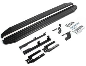 "Порог-площадка ""Premium-Black"" A173ALB + комплект крепежа, RIVAL, Nissan X-Trail 2007-2011-2015/Niss" a173alb41045 Rival