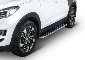 "Порог-площадка ""Premium"" A173ALP + комплект крепежа, RIVAL, Hyundai Tucson 2015-/Kia Sportage 2016-" a173alp23092 Rival