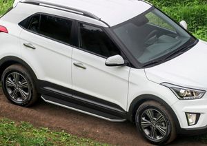 "Порог-площадка ""Premium"" A173ALP + комплект крепежа, RIVAL, Hyundai Creta 2016-" a173alp23101 Rival