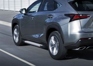"Порог-площадка ""Silver"" F173AL + комплект крепежа, RIVAL, Lexus NX 2014-2017" f173al32021 Rival