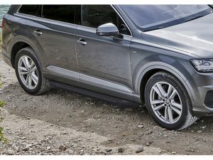"Порог-площадка ""Black"" F193ALB + комплект крепежа, RIVAL, Audi Q7 2015-2015-2020-" f193alb03041 Rival