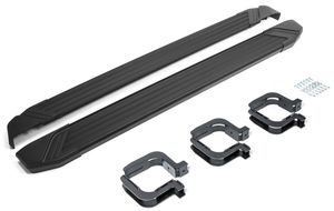 "Порог-площадка ""Black"" F193ALB + комплект крепежа, RIVAL, Mitsubishi L200 2006-2015-2019-" f193alb40031 Rival