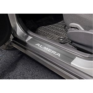 Накладки порогов RIVAL (4 шт.) Nissan Almera 2013- (название модели) np41043 Rival