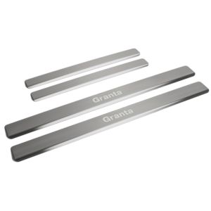 Накладки порогов RIVAL (4 шт.) Lada Granta (2011-2018 2018-) (название модели) np60023 Rival