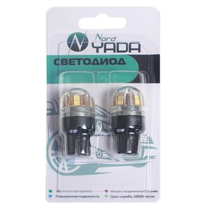 Светодиод T20 W21 W3x16d 15х2835SMD 3W чип OSRAM с обманкой (габ+стоп) блистер NORD YADA 908345 Nord YADA