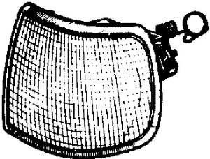Фонарь указателя поворота 1824902 Van Wezel