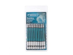 Набор бит PZ2 х90, сталь S2, 10шт.// Gross 11201 11201 Gross